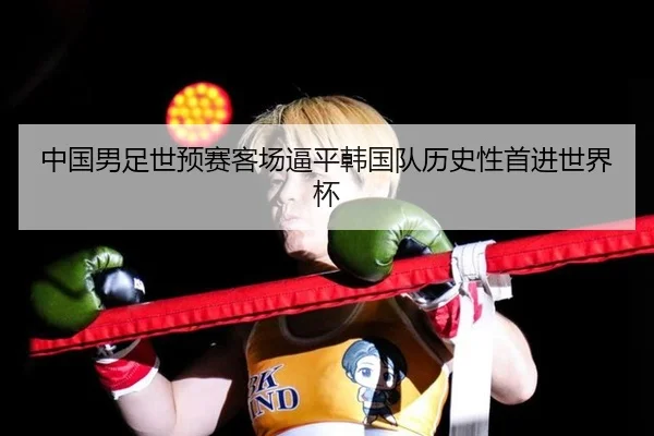 中国男足世预赛客场逼平韩国队历史性首进世界杯